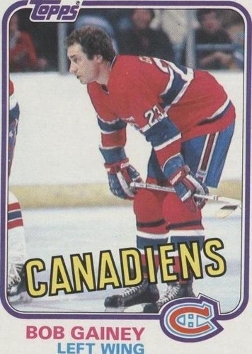 1981-82 Topps - Bob Gainey #13