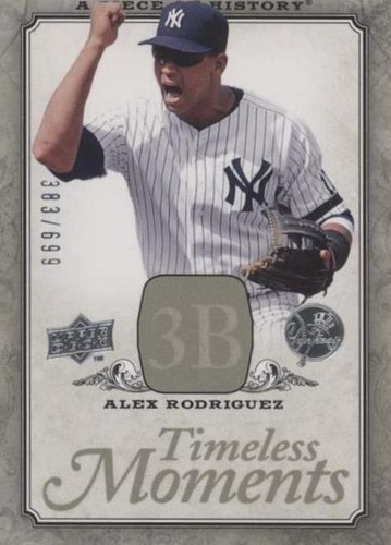 2008 Upper Deck A Piece of History - Alex Rodriguez #TM-36