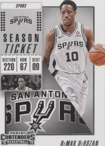2018-19 Panini Contenders - DeMar DeRozan #47