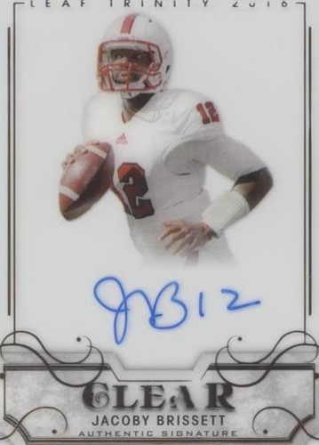 2016 Leaf Trinity Jacoby Brissett #CA-JB1