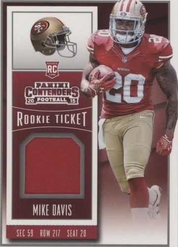 2015 Panini Contenders Mike Davis #RTS-MD