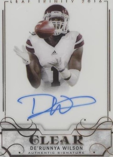 2016 Leaf Trinity De'Runnya Wilson #CA-DRW