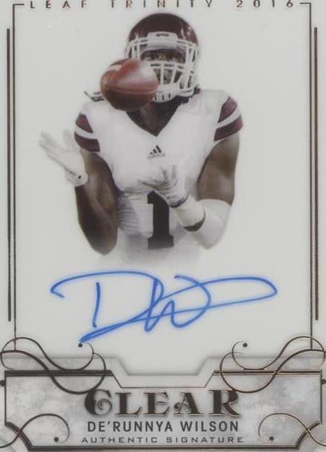 2016 Leaf Trinity De'Runnya Wilson #CA-DRW