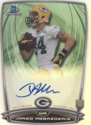 2014 Bowman Chrome Jared Abbrederis #RCRA-JAB