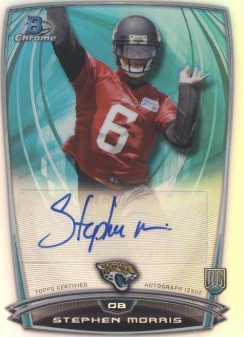 2014 Bowman Chrome Stephen Morris #RCRA-SM