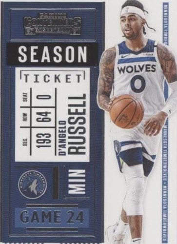 2020-21 Panini Contenders - D'Angelo Russell #38