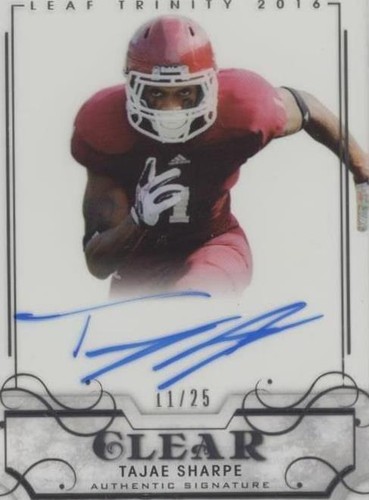 2016 Leaf Trinity Tajae Sharpe #CA-TS1