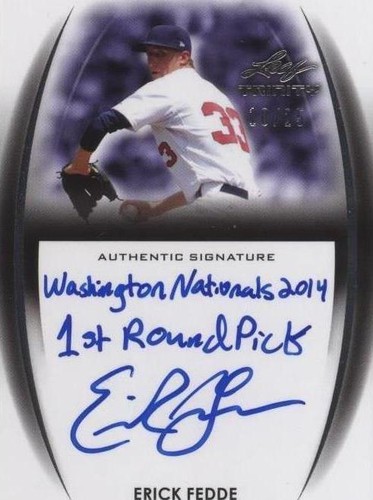 2014 Leaf Trinity - Erick Fedde #A-EF1