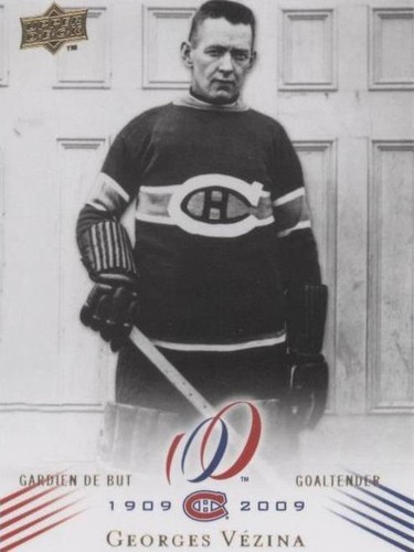 2008-09 Upper Deck Montreal Canadiens Centennial Set - Georges Vezina #44