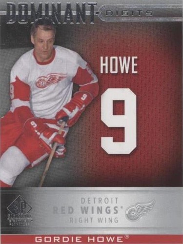 2020-21 Upper Deck SP Signature Edition Legends - Gordie Howe #DD-12