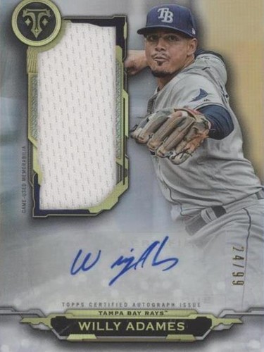 2019 Topps Triple Threads - Willy Adames #AUJR-WA