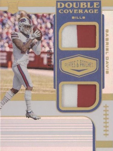 2020 Panini Plates & Patches Gabriel Davis #DC-GD