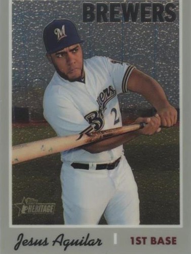 2019 Topps Heritage - Jesus Aguilar #THC-476