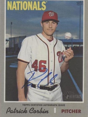 2019 Topps Heritage High Number - Patrick Corbin #ROA-PC