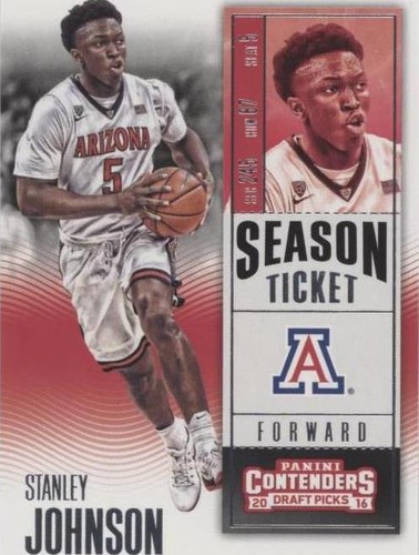 2016-17 Panini Contenders Draft Picks - Stanley Johnson #87