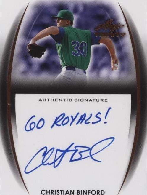 2014 Leaf Trinity - Christian Binford #A-CB1