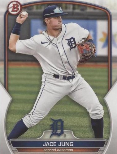 2024 Bowman Prospects Neon Green 327/399 Jace Jung #BP-5 JW1