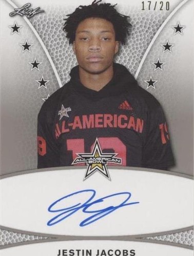 2019 Leaf Metal U.S. Army All-American Bowl Jestin Jacobs #TA-JJ1