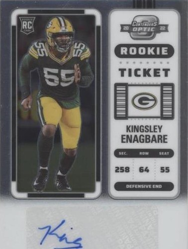 2022 Panini Contenders Optic Kingsley Enagbare #181