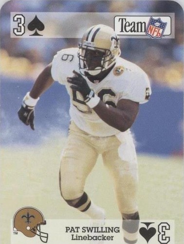 1992 Sport Decks Team NFL Star Cards Playing Cards Pat Swilling #3S