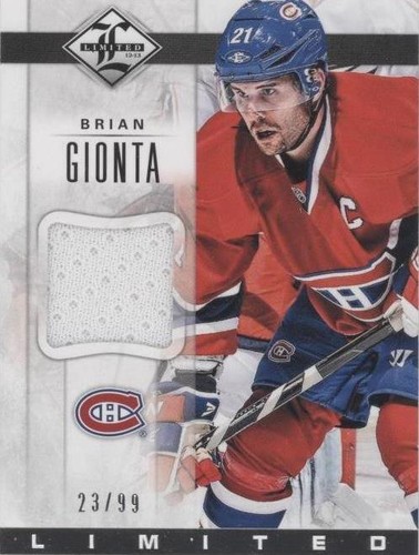 2012-13 Panini Limited - Brian Gionta #LJ-BG