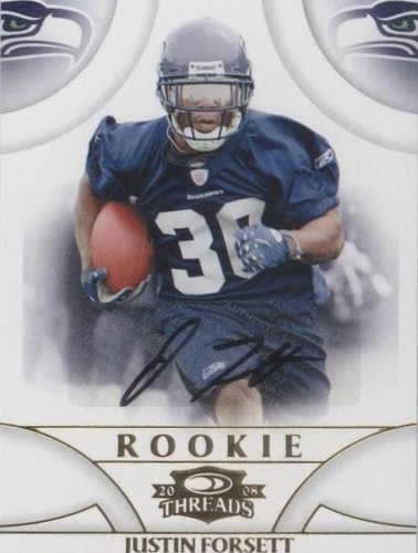 2008 Donruss Threads Justin Forsett #198