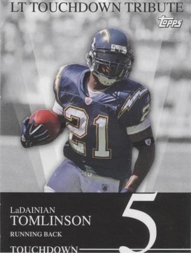 2007 LADAINIAN TOMLINSON BOWMAN INSERT BLUE /500 CHARGERS