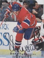 1995-96 Upper Deck Be a Player - Benoit Brunet #S86