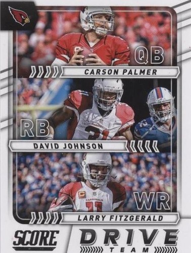 2017 Score Carson Palmer David Johnson Larry Fitzgerald #5