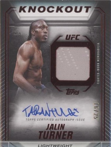 2024 Topps UFC Knockout Autograph Relics Jose Aldo ##KAR-JAO