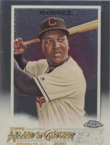 2020 Topps Allen & Ginter Chrome - Jose Ramirez #210