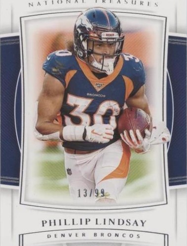 2019 Panini National Treasures Phillip Lindsay #67