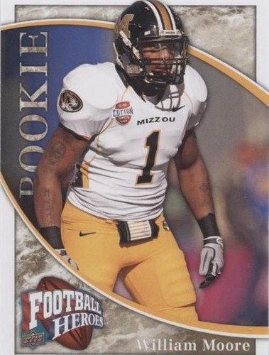 2009 Upper Deck Football Heroes William Moore #181