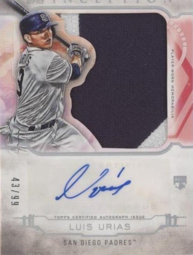 2019 Topps Inception - Luis Urias #IAJ-LU