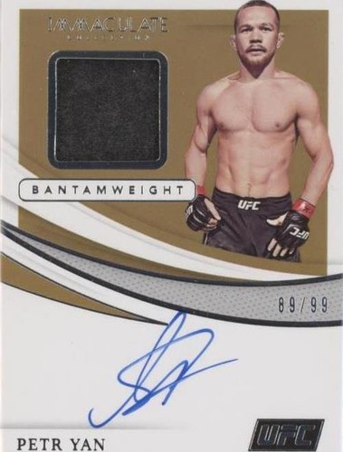 2021 Panini Immaculate Collection UFC - Petr Yan #MA-PTY