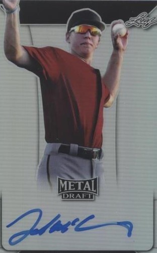 2018 Leaf Metal Draft - Jake McCarthy #BA-JM1