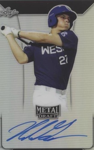 2018 Leaf Metal Draft - Nolan Gorman #BA-NG1