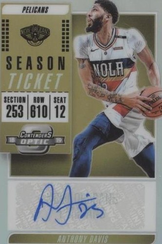 2018-19 Panini Contenders Optic - Anthony Davis #VT-ADV