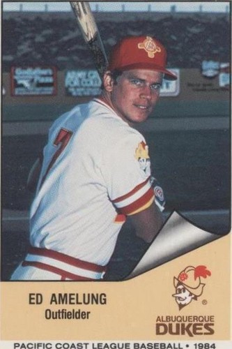1984 Cramer Pacific Coast League - Ed Amelung #163