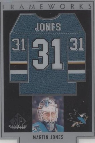 2016-17 SP Game Used - Martin Jones #FW-MJ