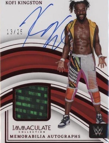 2023 Panini Immaculate Collection WWE - Kofi Kingston #MA-KKG
