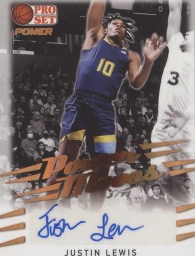 2021-22 Leaf Pro Set Power - Justin Lewis #PM-JL1