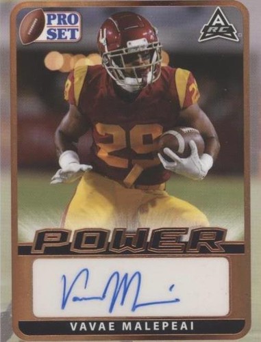 2021 Leaf Pro Set Power Vavae Malepeai #BA-VM1