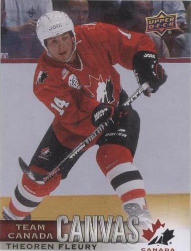 2017-18 Upper Deck Canadian Tire Team Canada - Theoren Fleury #TCC-40