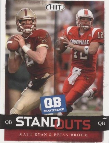 2008 SAGE Hit Brian Brohm Matt Ryan #63