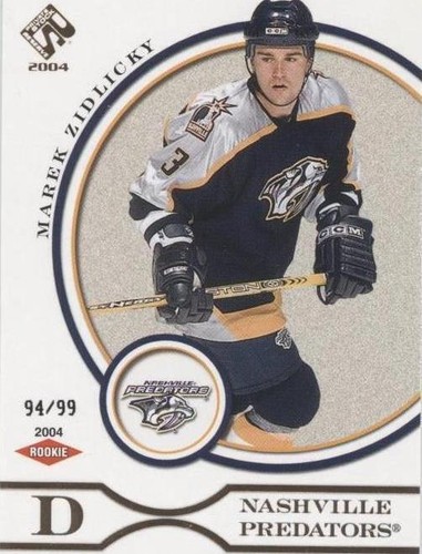 2003-04 Pacific Private Stock Reserve - Marek Zidlicky #127
