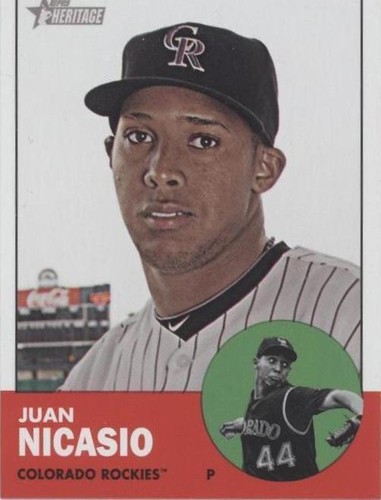 2012 Topps Heritage - Juan Nicasio #438