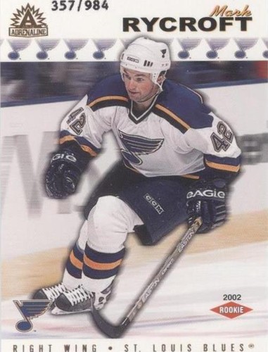 2001-02 Pacific Adrenaline - Mark Rycroft #222