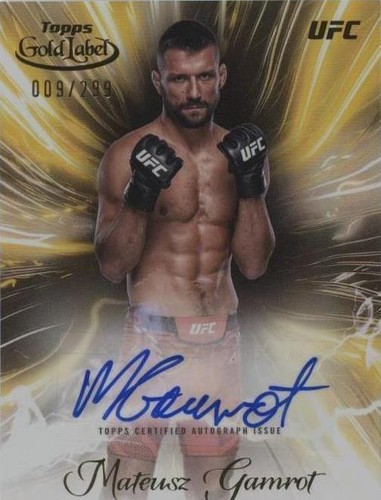 2024 Topps Gold Label UFC - Mateusz Gamrot #SGS-MAG
