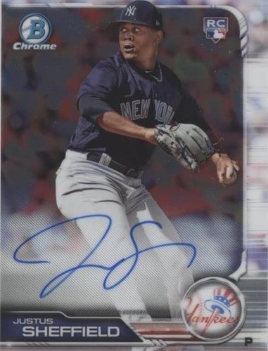 2019 Bowman - Justus Sheffield #CRA-JS